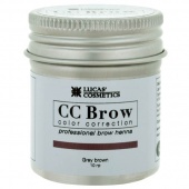 CC Brow хна для бровей, серо-коричневая, 10 г (баночка)