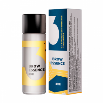 Innovator Cosmetics состав для долговременной укладки бровей №3 BROW ESSENCE, 8мл
