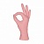 MediOk Перчатки нитриловые розовые фламинго размер L (1 ПАРА)