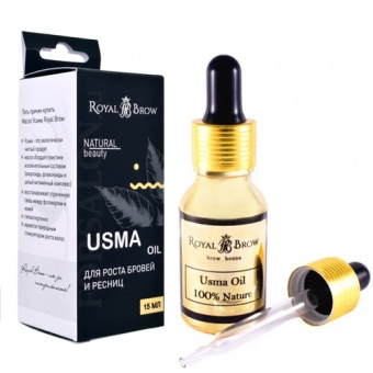 Royal Brow Usma Oil масло усьмы для роста бровей и ресниц, 15 мл