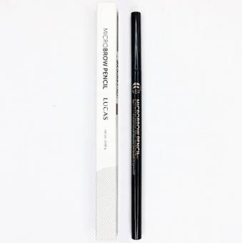 CC Brow Lucas карандаш для бровей со щеточкой Micro Brow Pencil, цвет "Dark Brown" (темно-коричневый) 