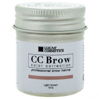 CC Brow хна для бровей, светло-коричневая, 10 г (баночка)